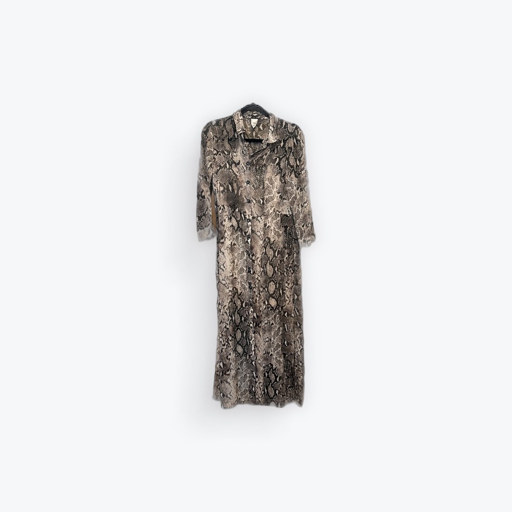 River Island Snakeskin Snakeprint Maxi Dress